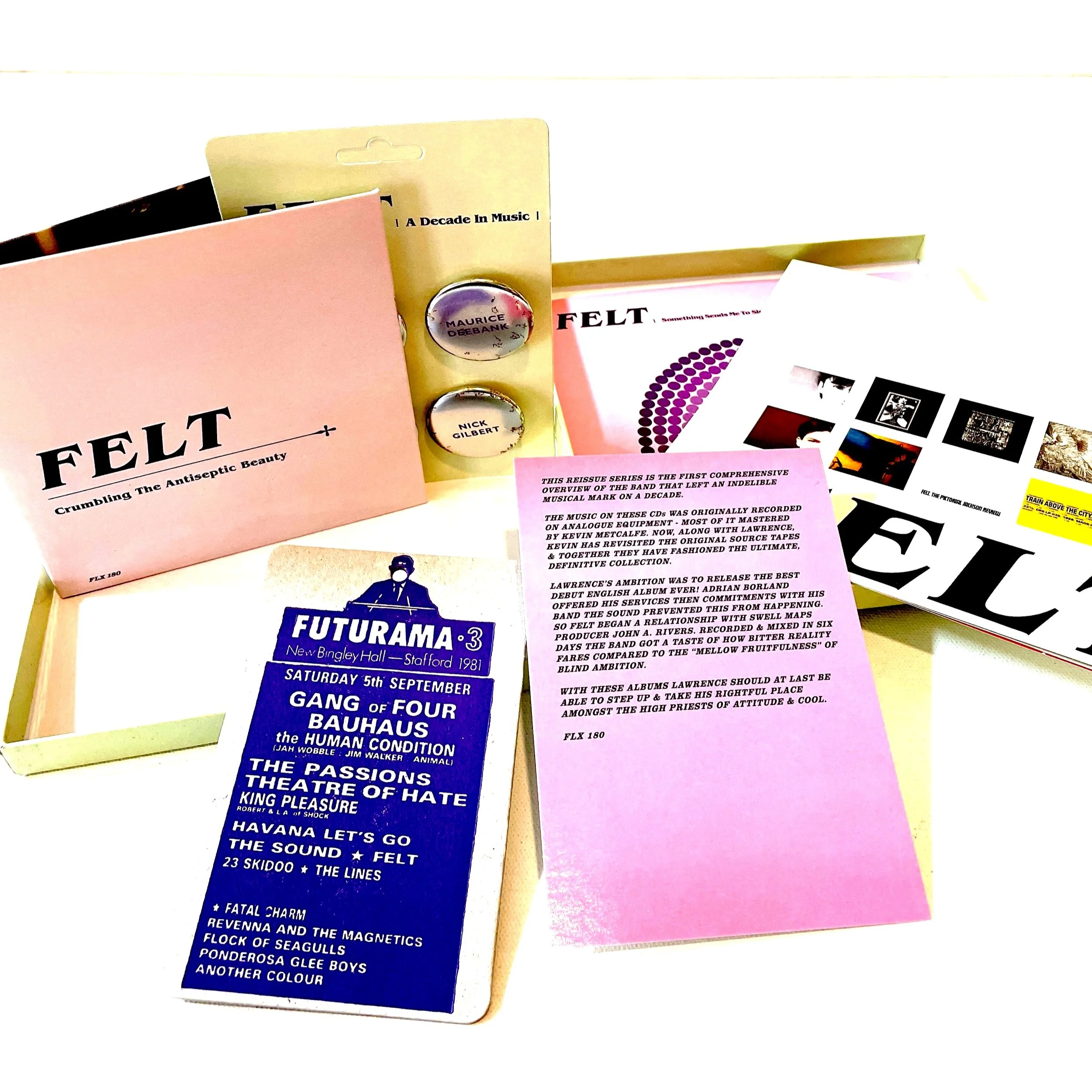 未開封　FELT　CRUMBLING THE ANTISEPTIC BEAUTY FELT ~ The Crumbling Antiseptic Beauty (Ltd. Edition Box) — Taste
